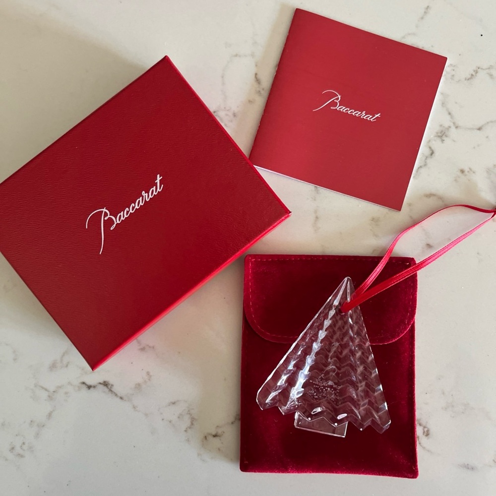 Baccarat 2022 Crystal Christmas Ornament